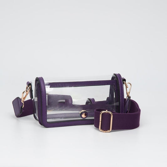 Purple Clear Bag