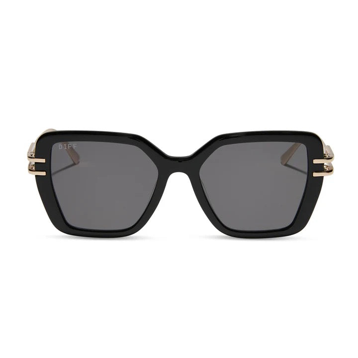 DIFF Dasha Black Grey Sunglasses