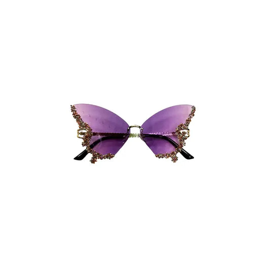 Butterfly Rhinestone Sunglasses