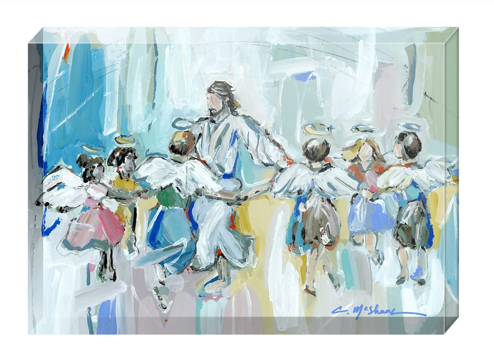 "Dancing With Jesus" acrylic