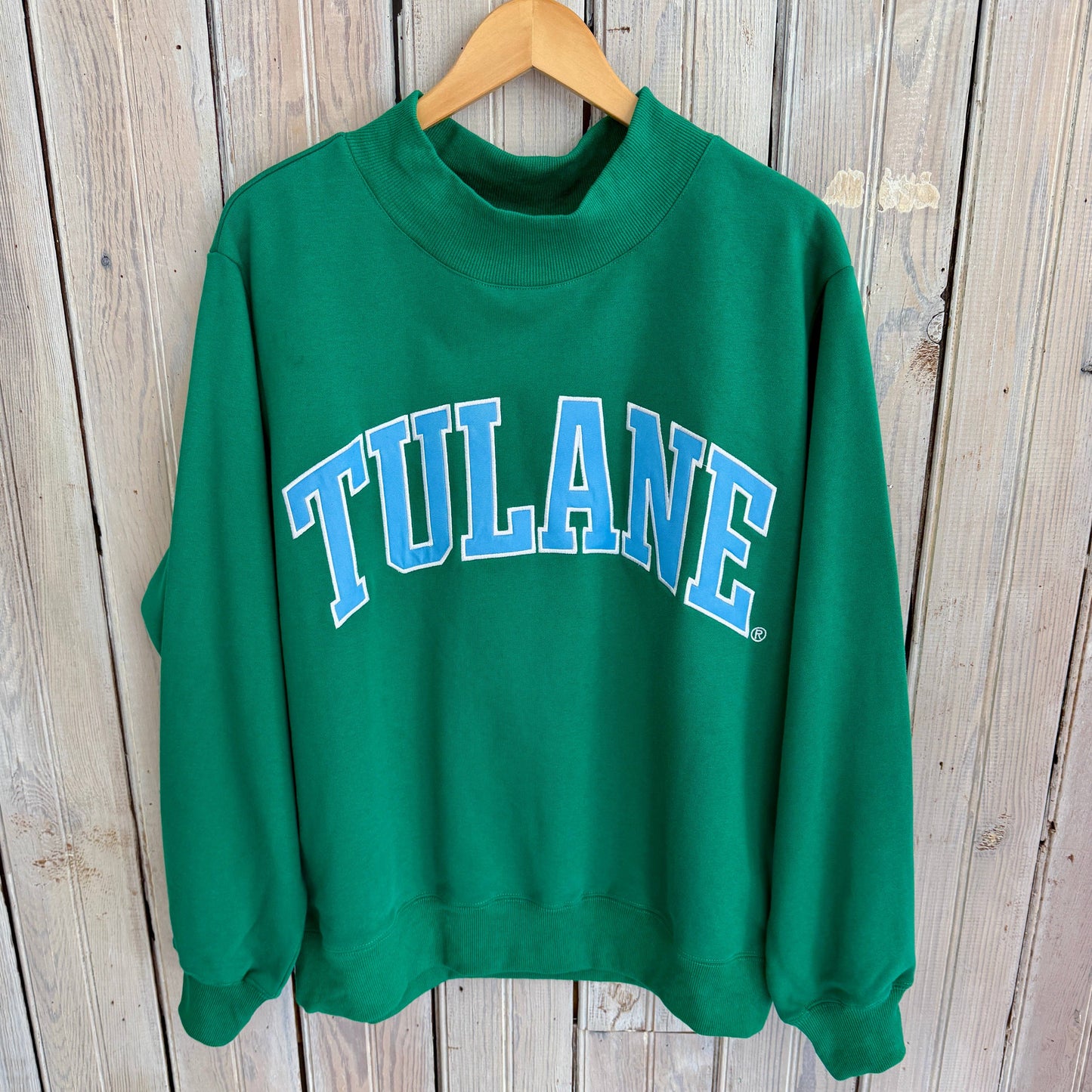 TULANE Varsity Mockneck Sweatshirt