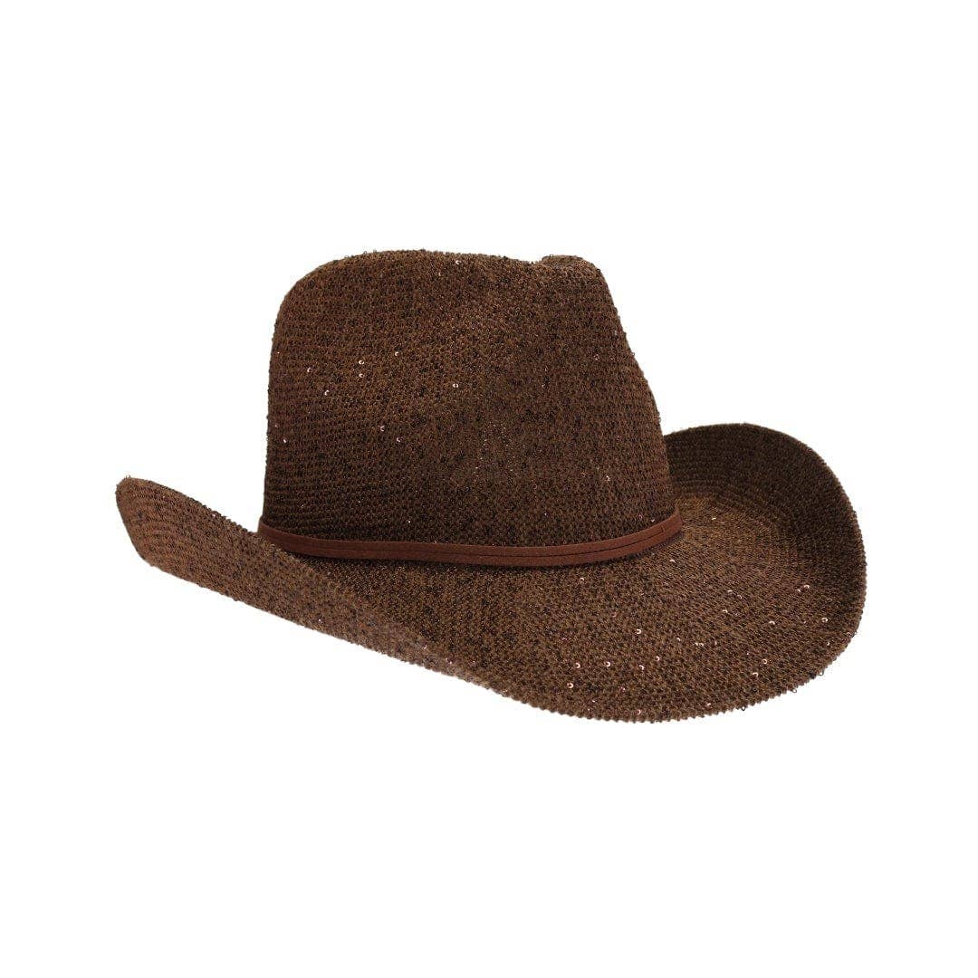 The Dolly Sequin Detail Cowboy Hat