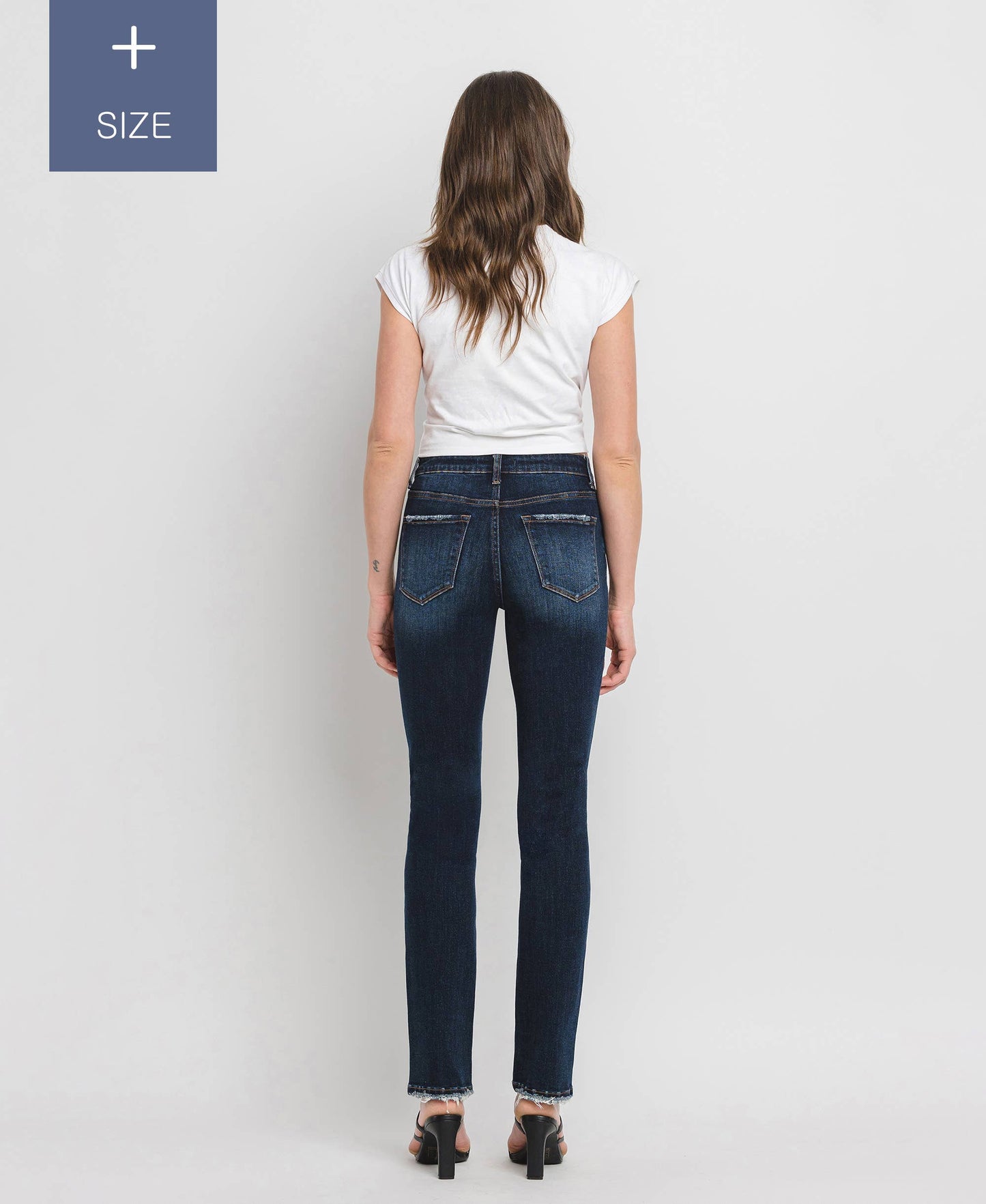 Loveret High Rise Slim Straight Jeans - Curvy