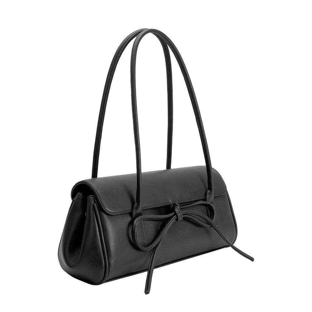 Bowie Black  Vegan Shoulder Bag