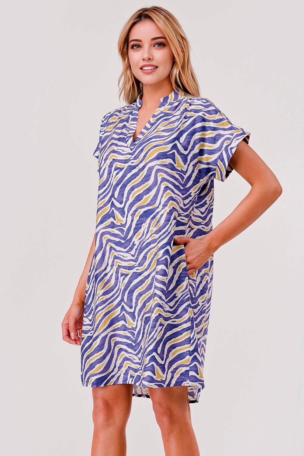 Tiger Stripes Shift Dress