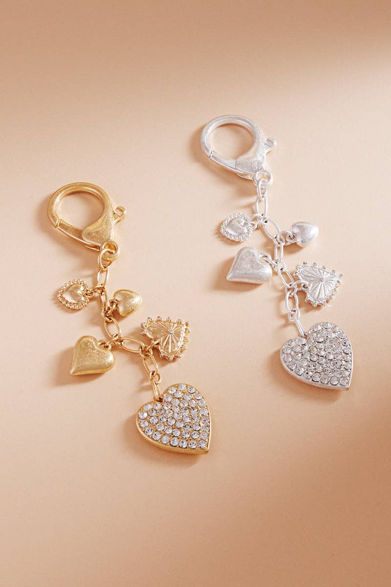 Follow your Heart  Bag Charm/ Keychain