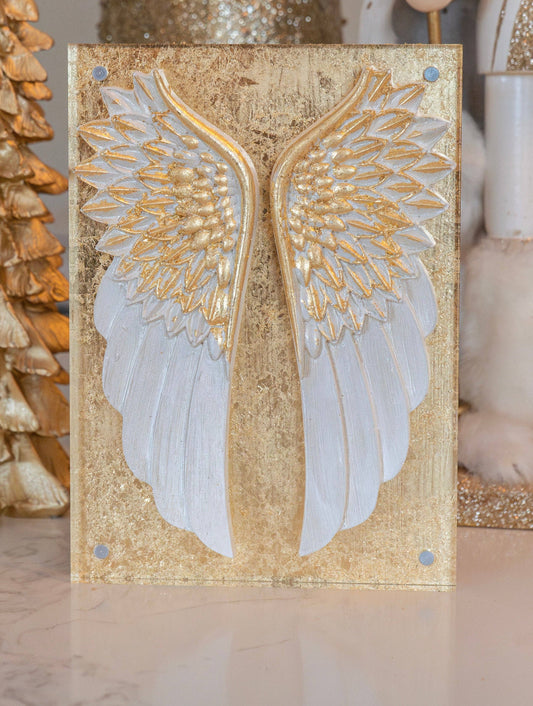 Angel Wings Acrylic Plaque