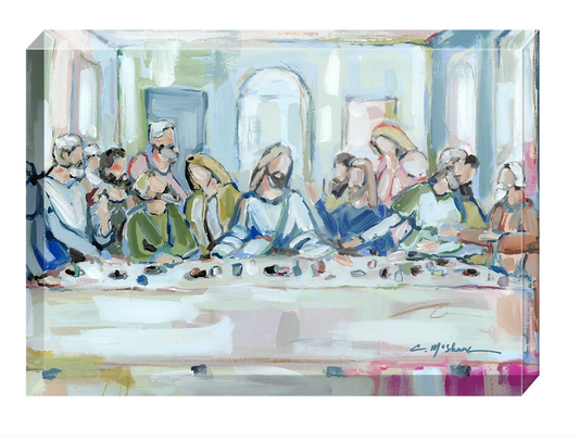 "Legacy Meal VI" acrylic block