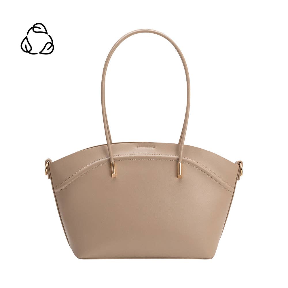 Hazel Nude Vegan Leather Tote Bag