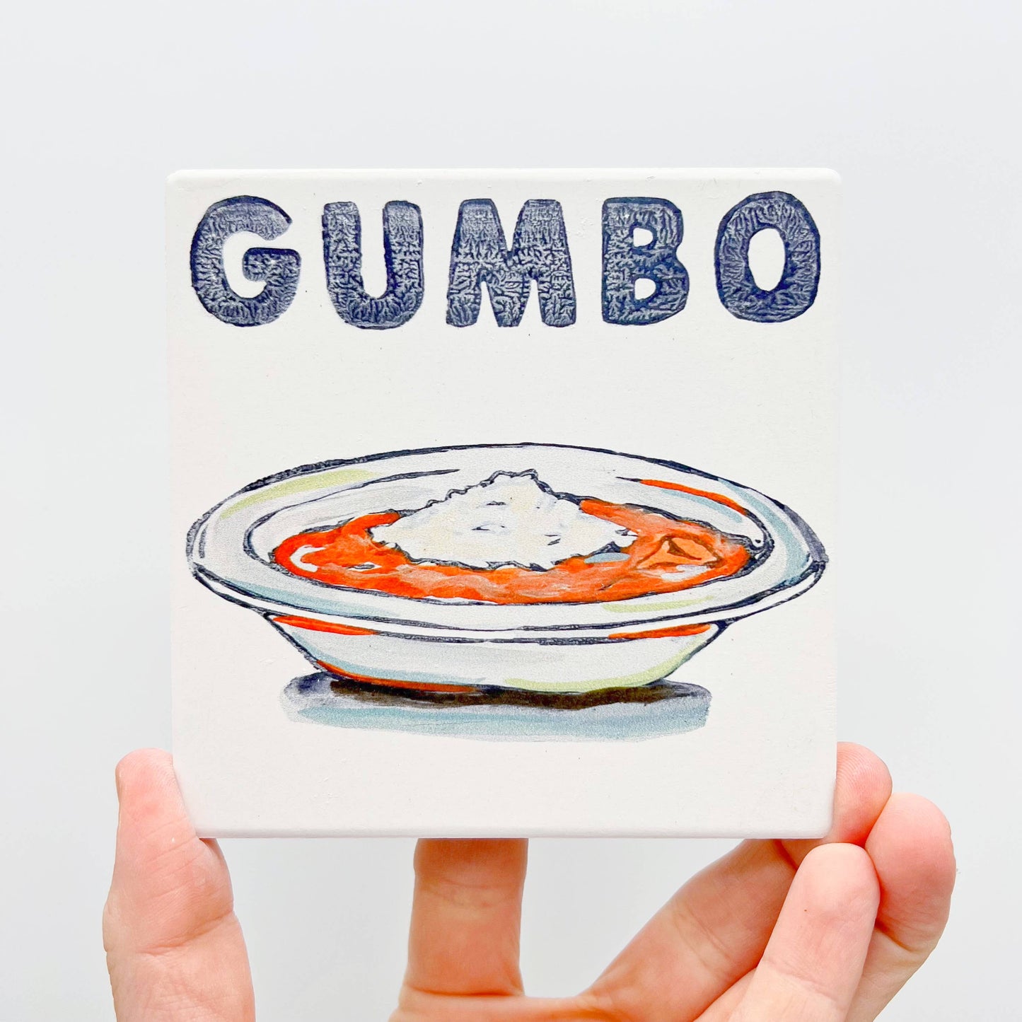 Gumbo Coaster - New Orleans Comfort Food Functional Decor