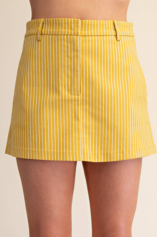Game Day Golden  Skort