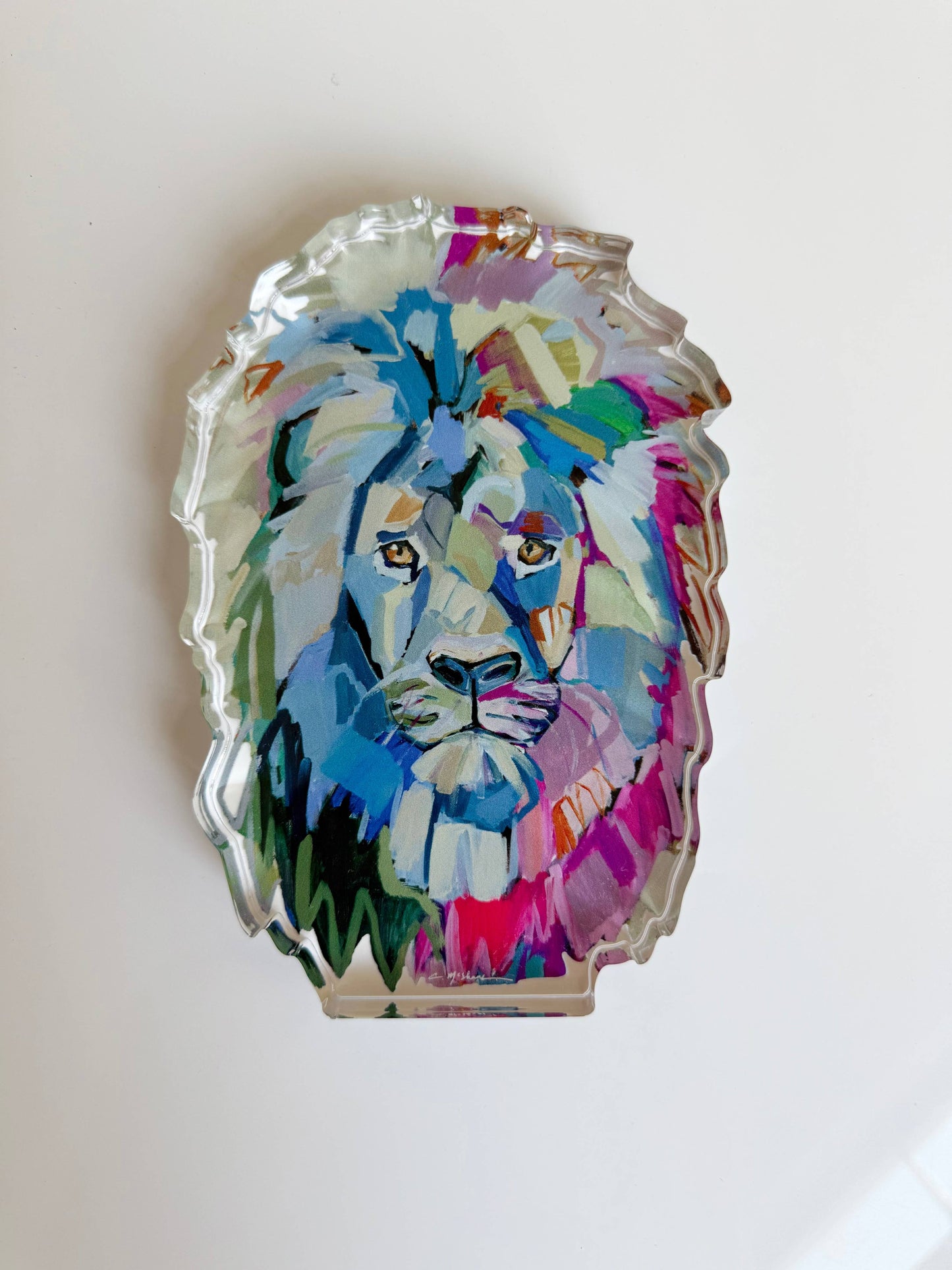 "The Noble Lion" acrylic