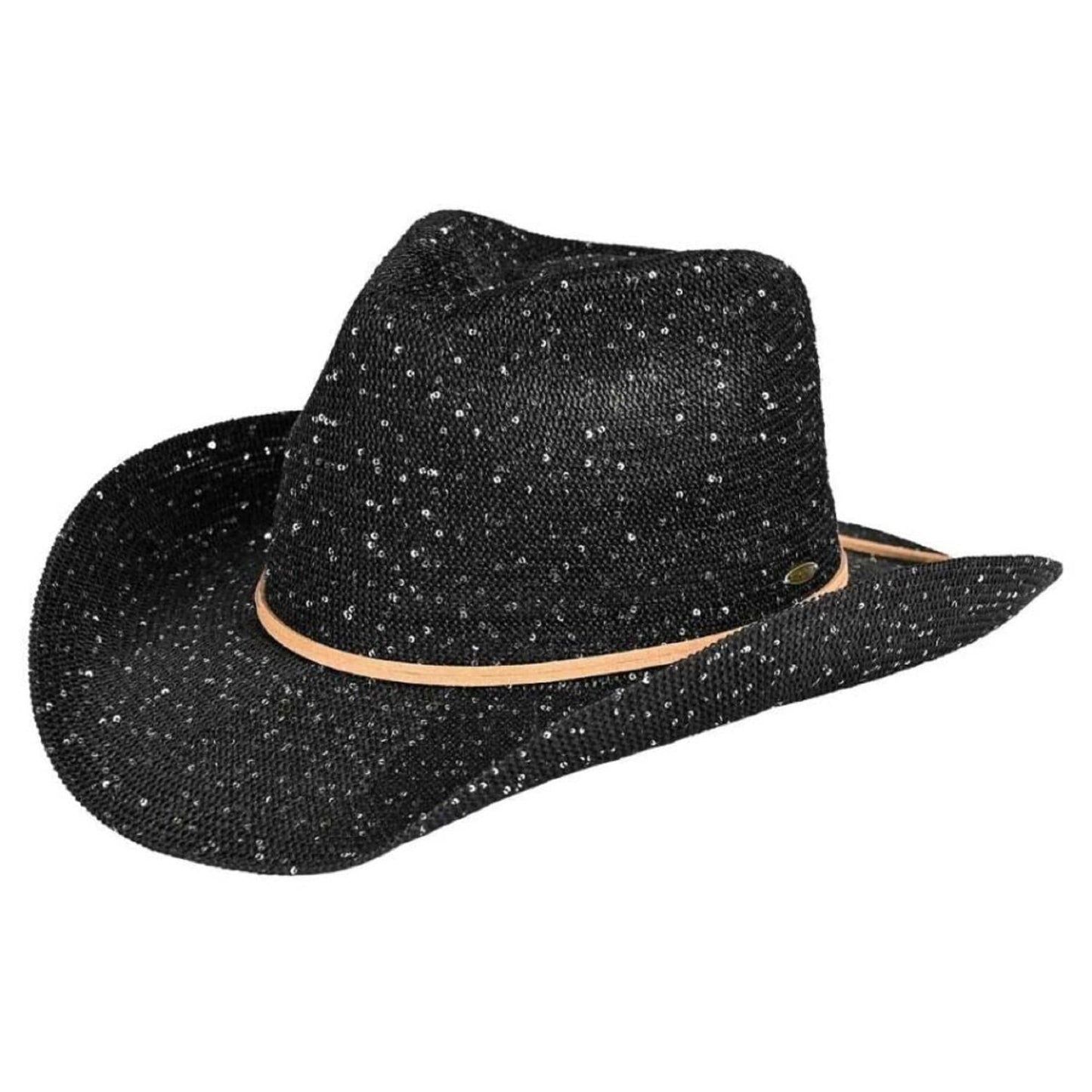 The Dolly Sequin Detail Cowboy Hat
