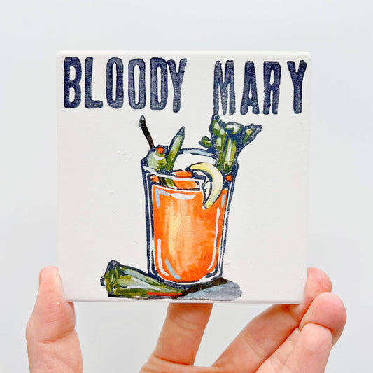 Bloody Mary Coaster New Orleans Brunch Functional Decor