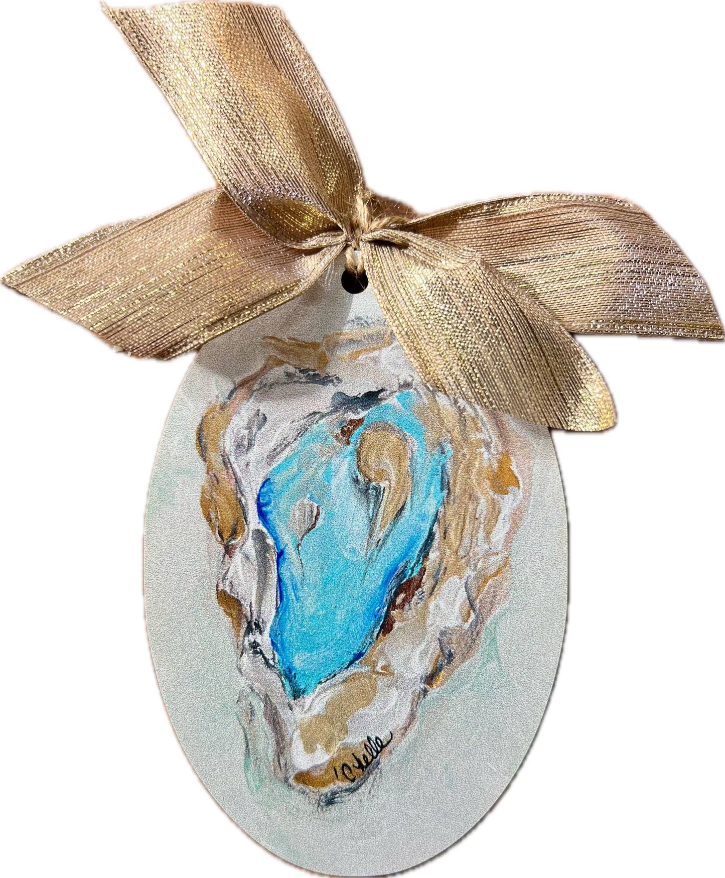 Oyster Christmas Ornament