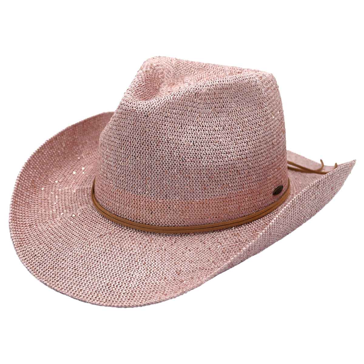 The Dolly Sequin Detail Cowboy Hat