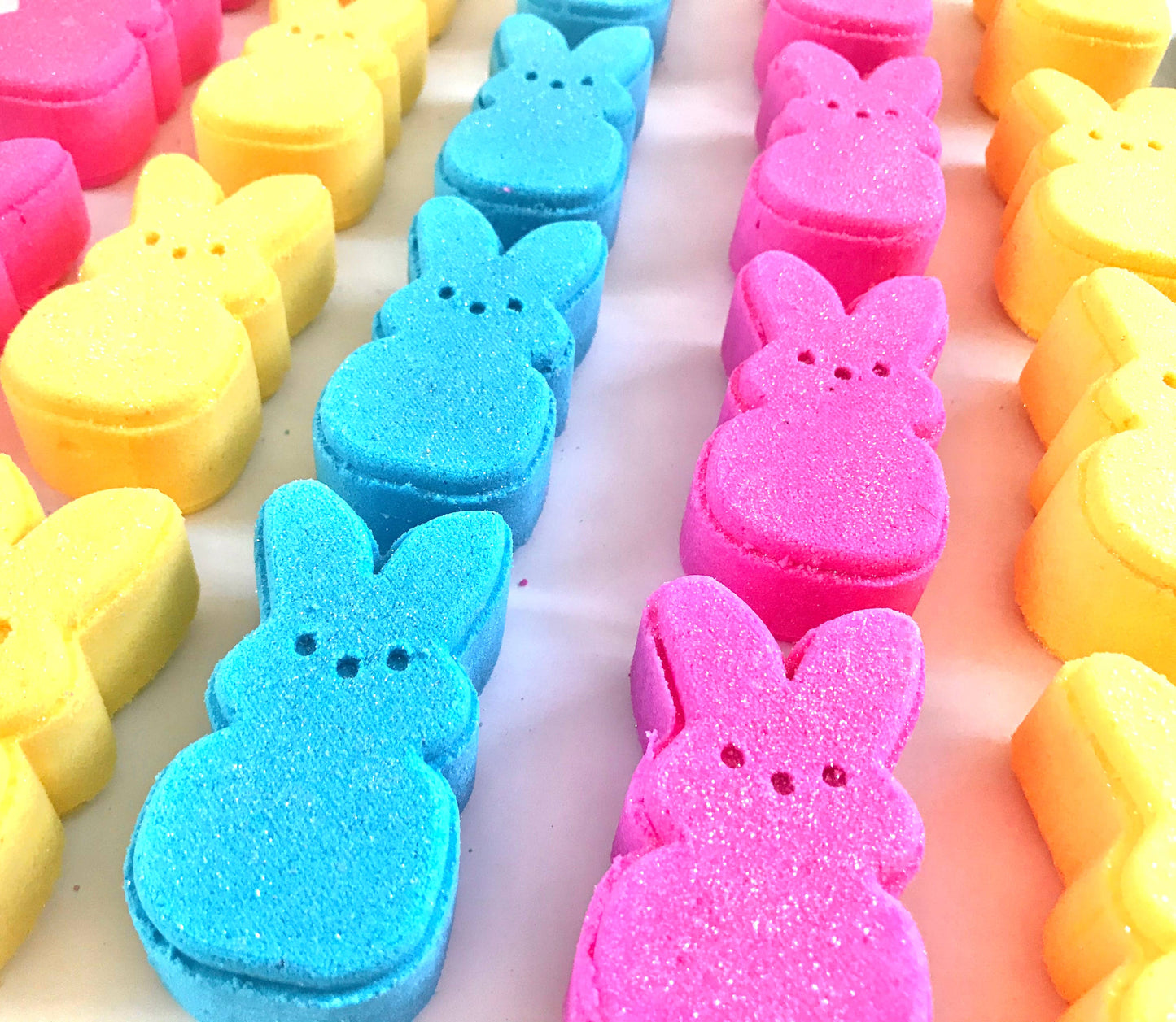 Bunny Peep Inspired Bath Bombs