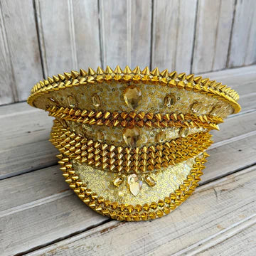 Mardi Gras Conductor Hat - Gold,