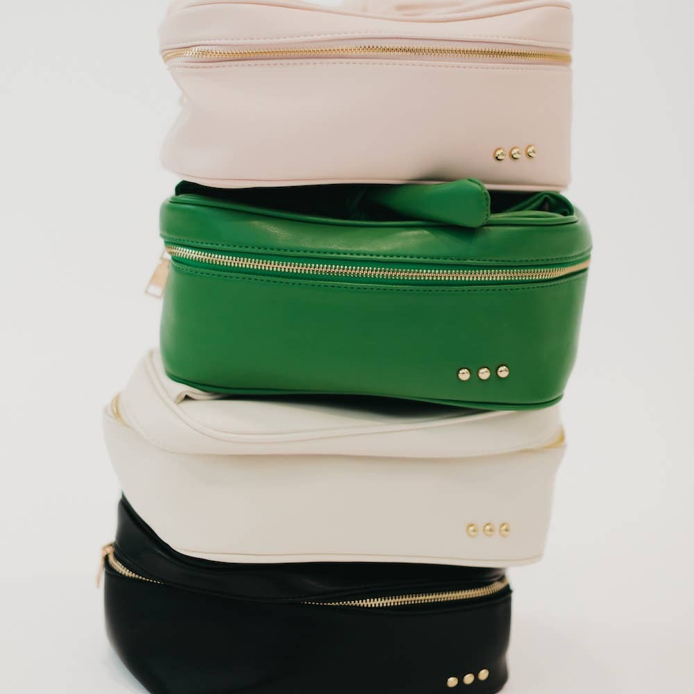 Blush Madelyn Bow Makeup Bag: