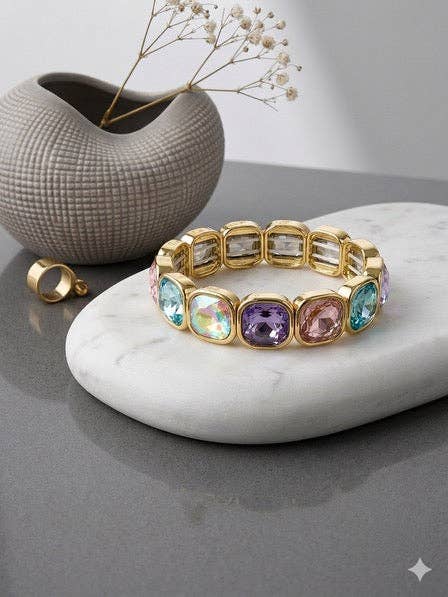 Multi Color Glam Bracelet
