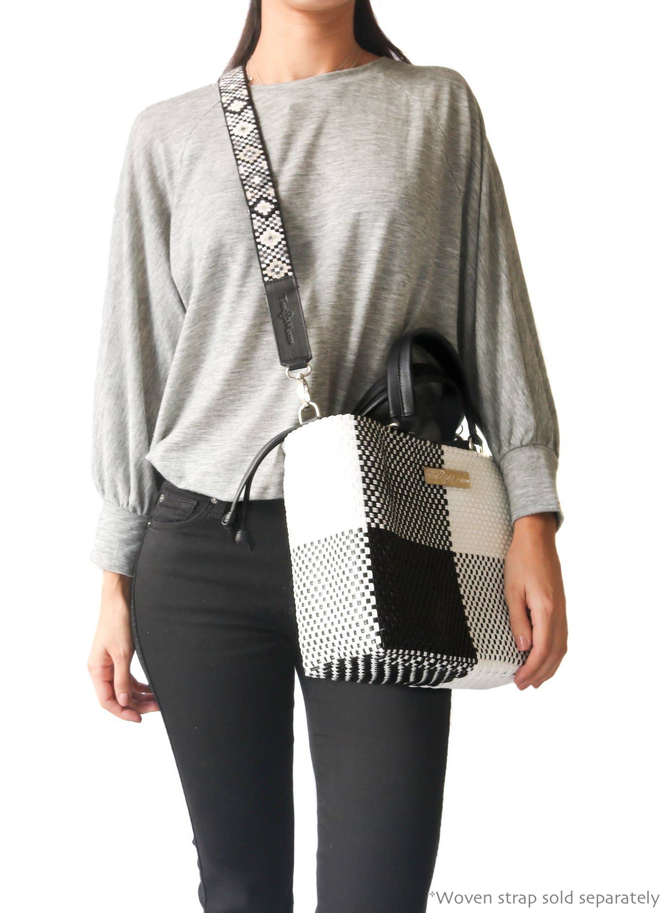 SALE 40% off Lucy Medium Woven Crossbody with Drawstring Bag