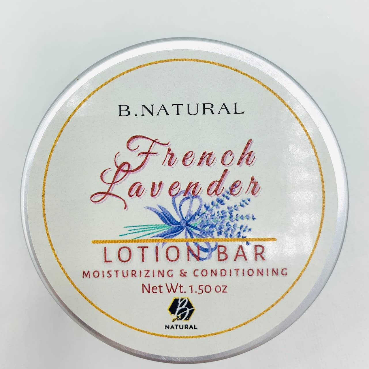 French Lavender Lotion Bar by B Natural