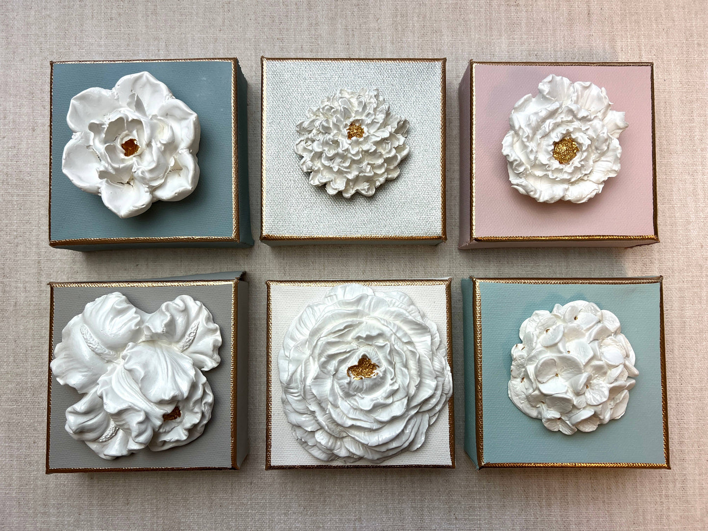 Handmade Flower Canvas Art