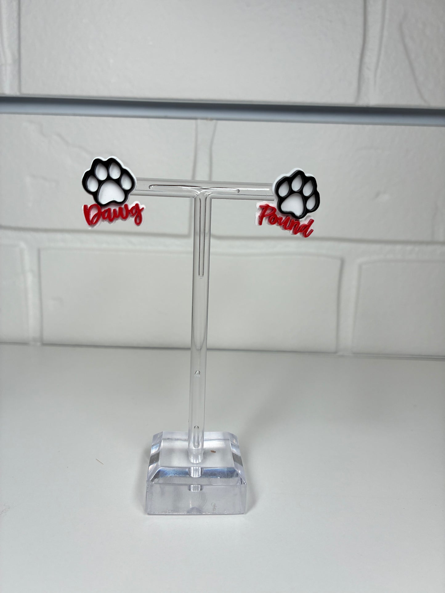 FHS Dawgs Pound Stud Earrings