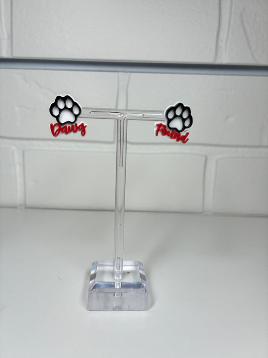 FHS Dawgs Pound Stud Earrings