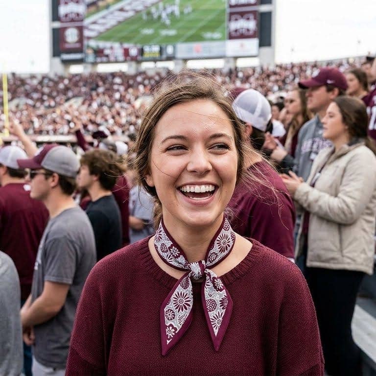 Mississippi State Skinny Scarf