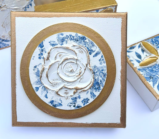Chinoiserie Rose canvas |