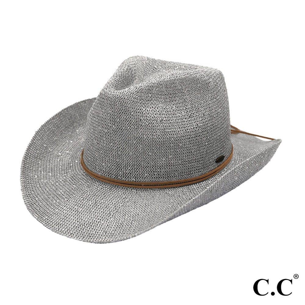 The Dolly Sequin Detail Cowboy Hat