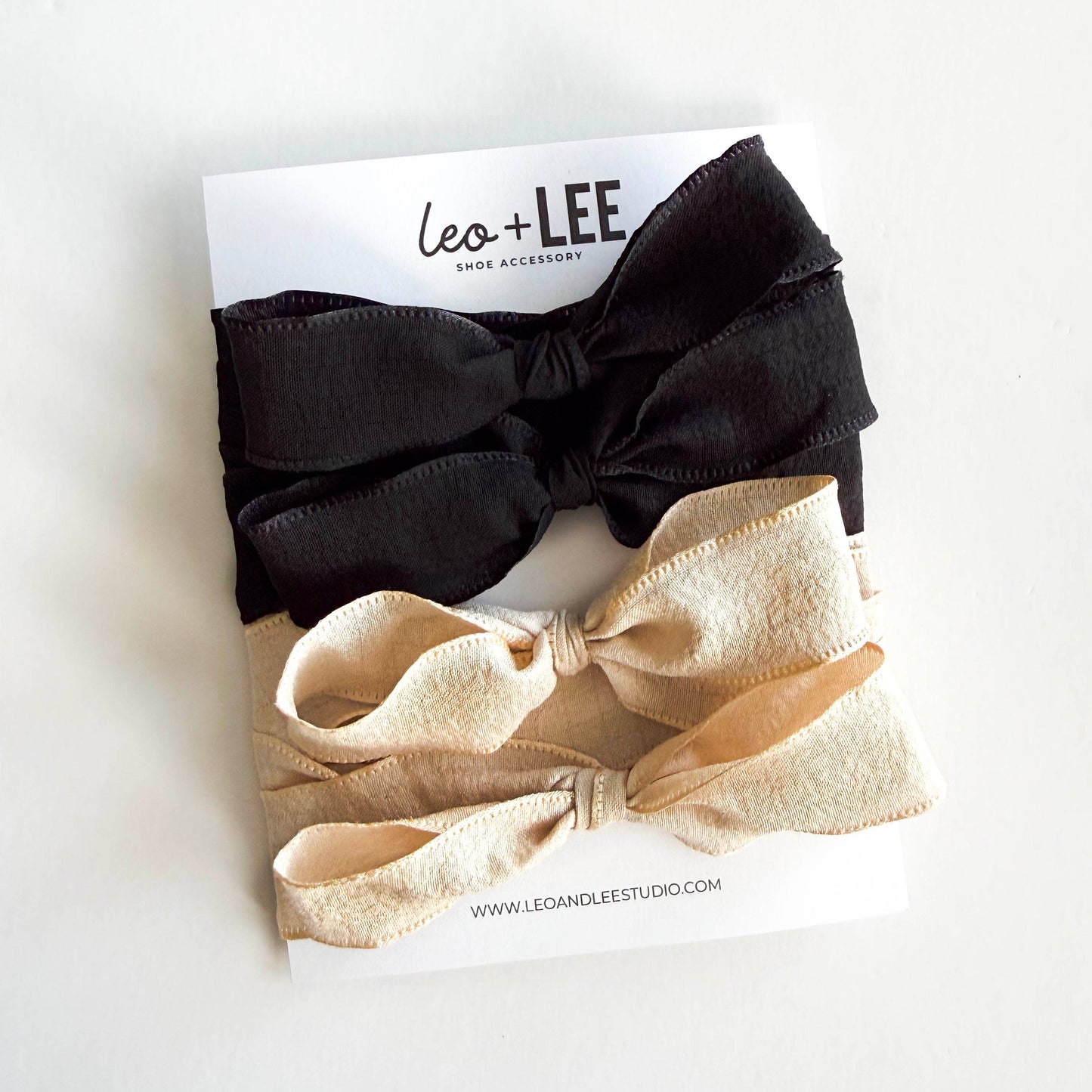  Shoe Lace Sets - Ribbon Bow Shoe Accessories