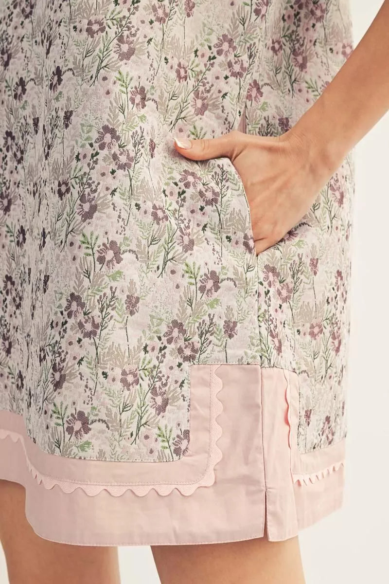 Adaline Blush Floral Dress
