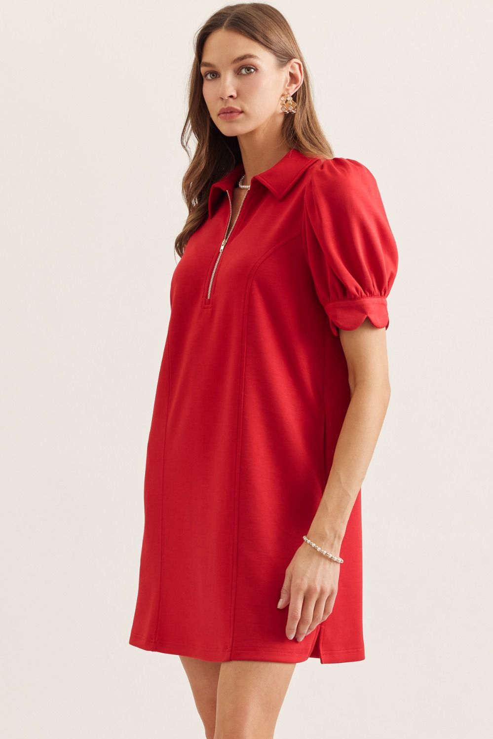 The Crimson Charm Dress
