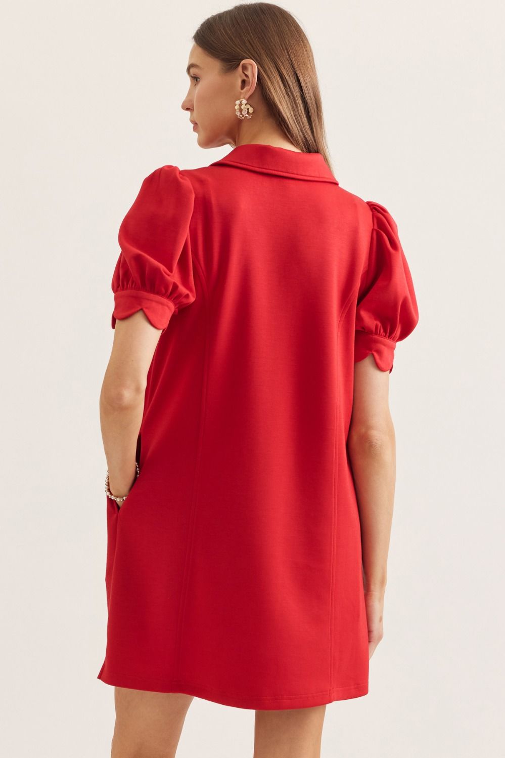 The Crimson Charm Dress