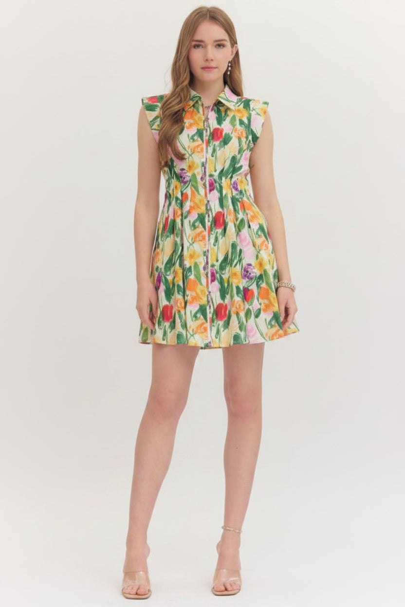 In Full Bloom Mini Dress
