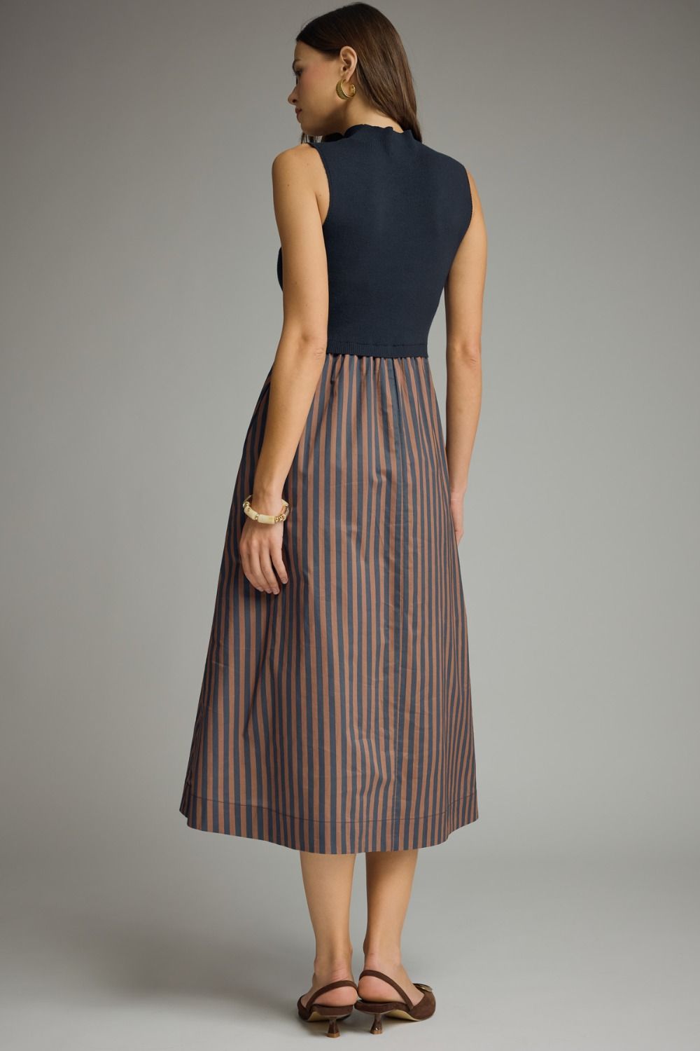 The Hadley Stripe Midi Dress