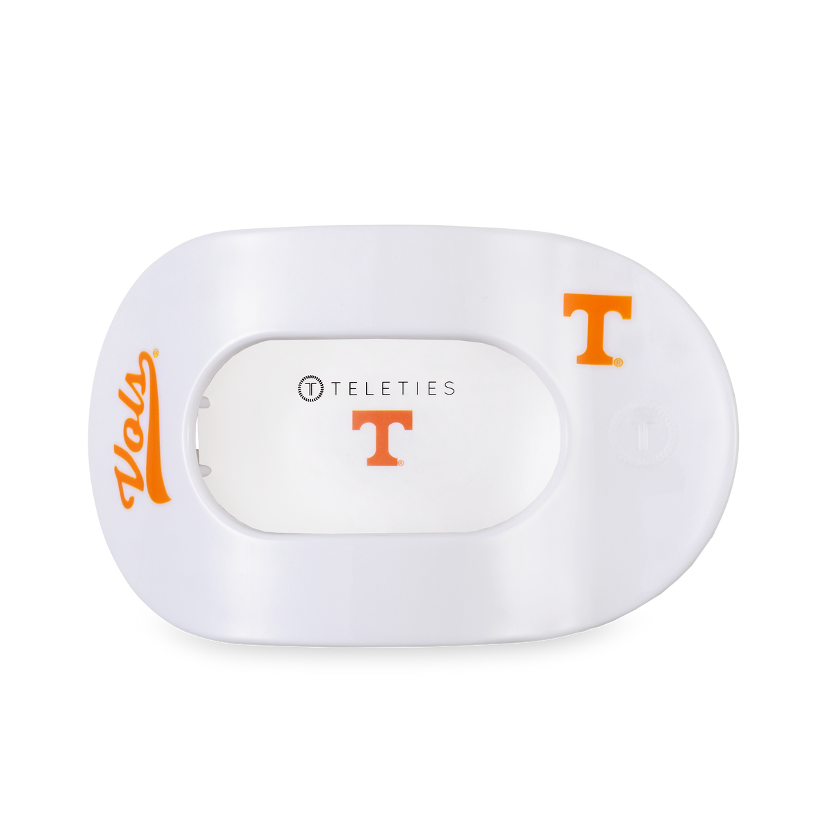 Flat Round Hair Clip | Large | Go Vols!