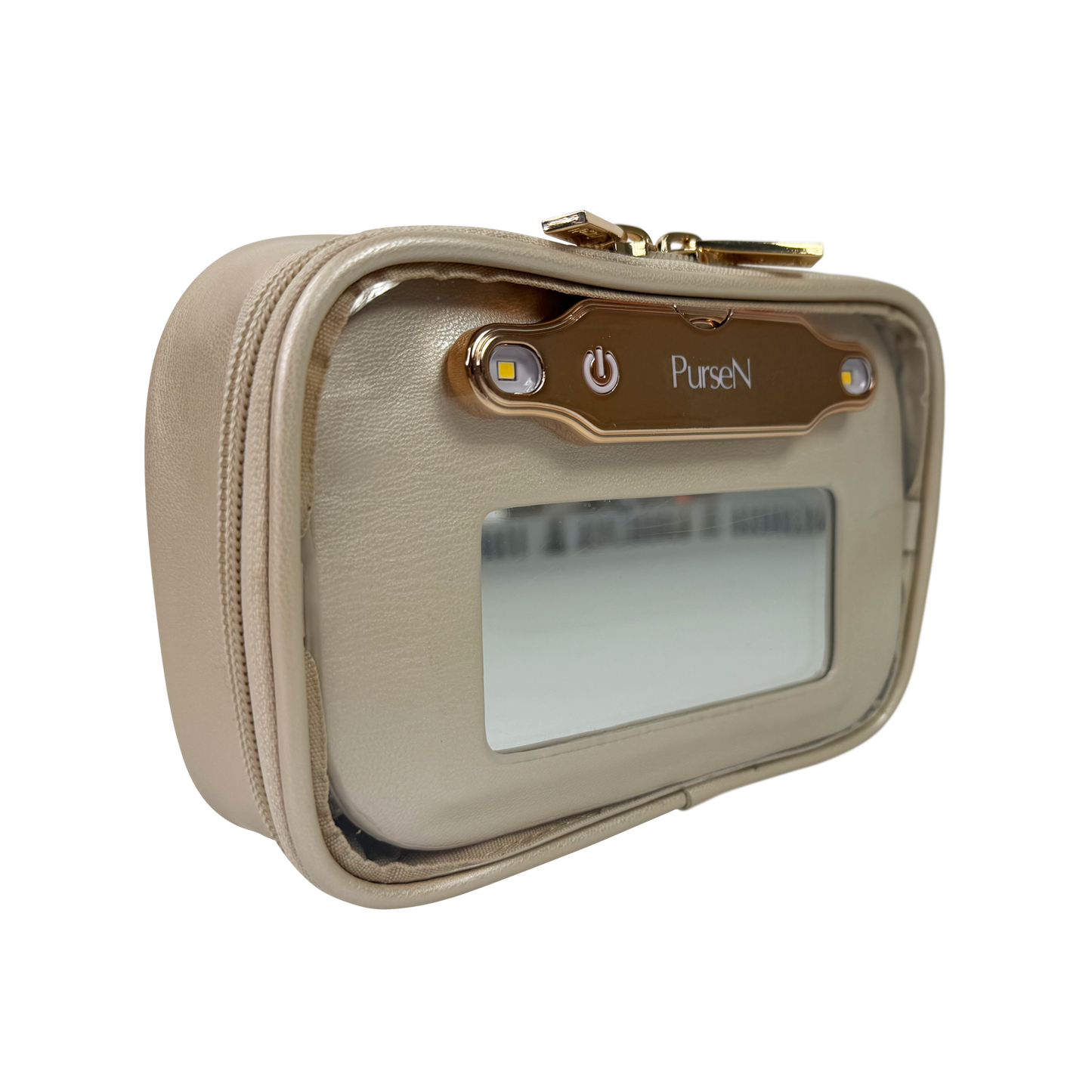Lighted Mirror Case - Pearl