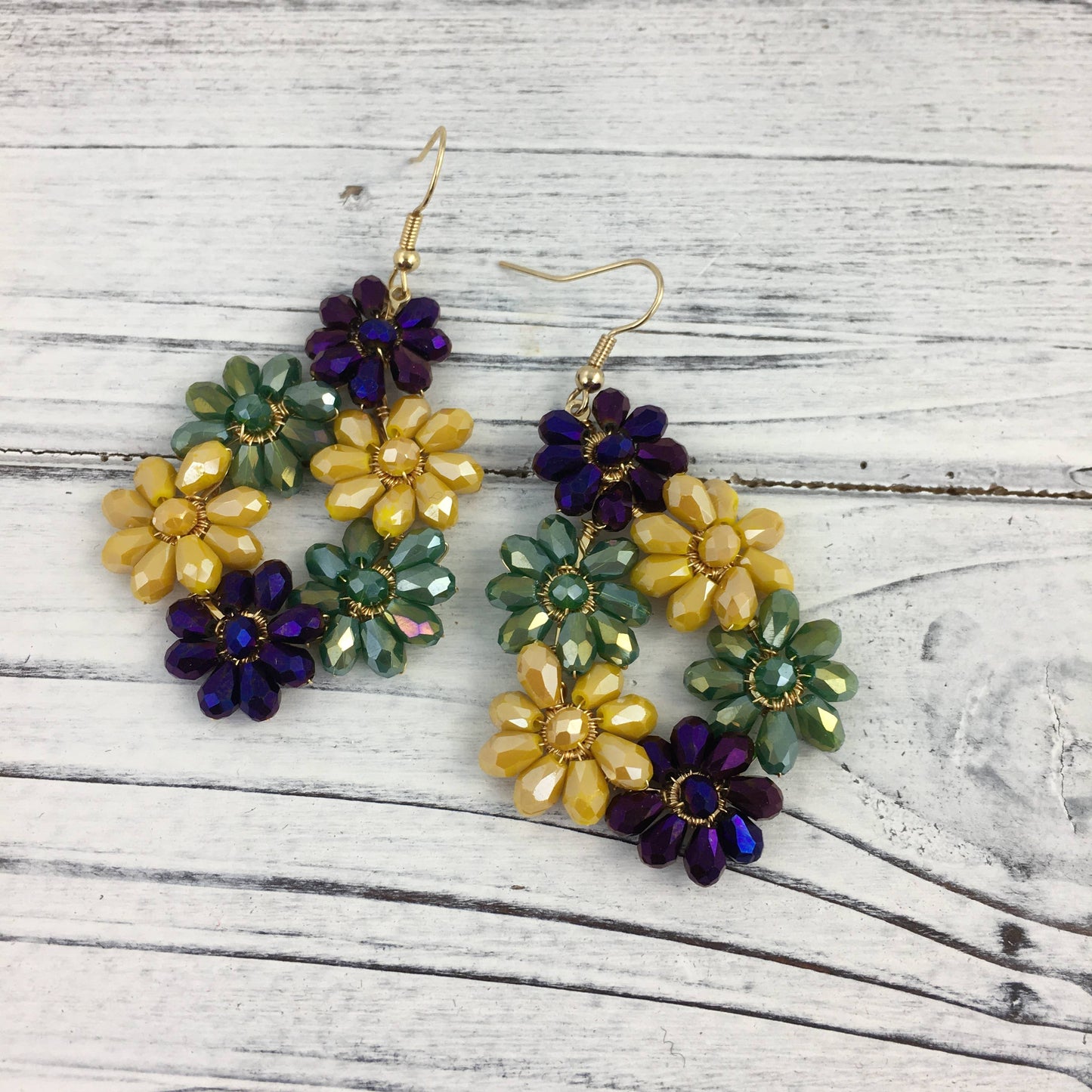 MG Flower Cluster Earrings