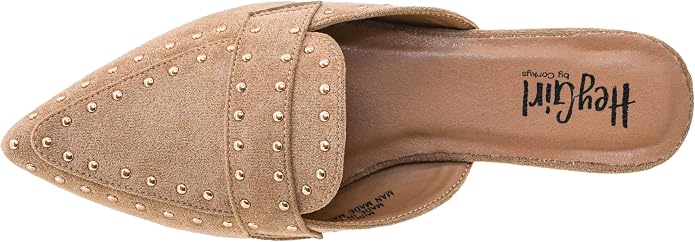 Top of studded shoe