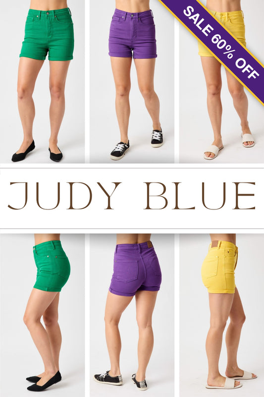 Judy Blue Garment Dyed Shorts - Sale 60% Off