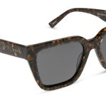 DIFF Amara Glitter Tortoise + Brown Gradient Sunglasses