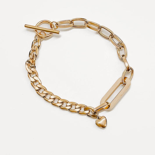 Geometric Oval Link Chain Bracelet **WATERPROOF**