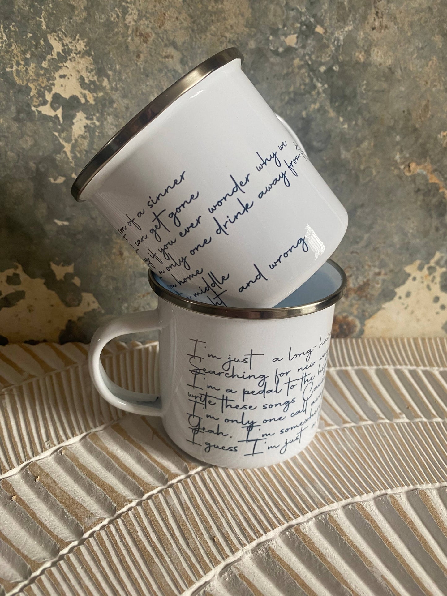 Jelly Roll  “Son of a Sinner” Lyrics Metal Mug