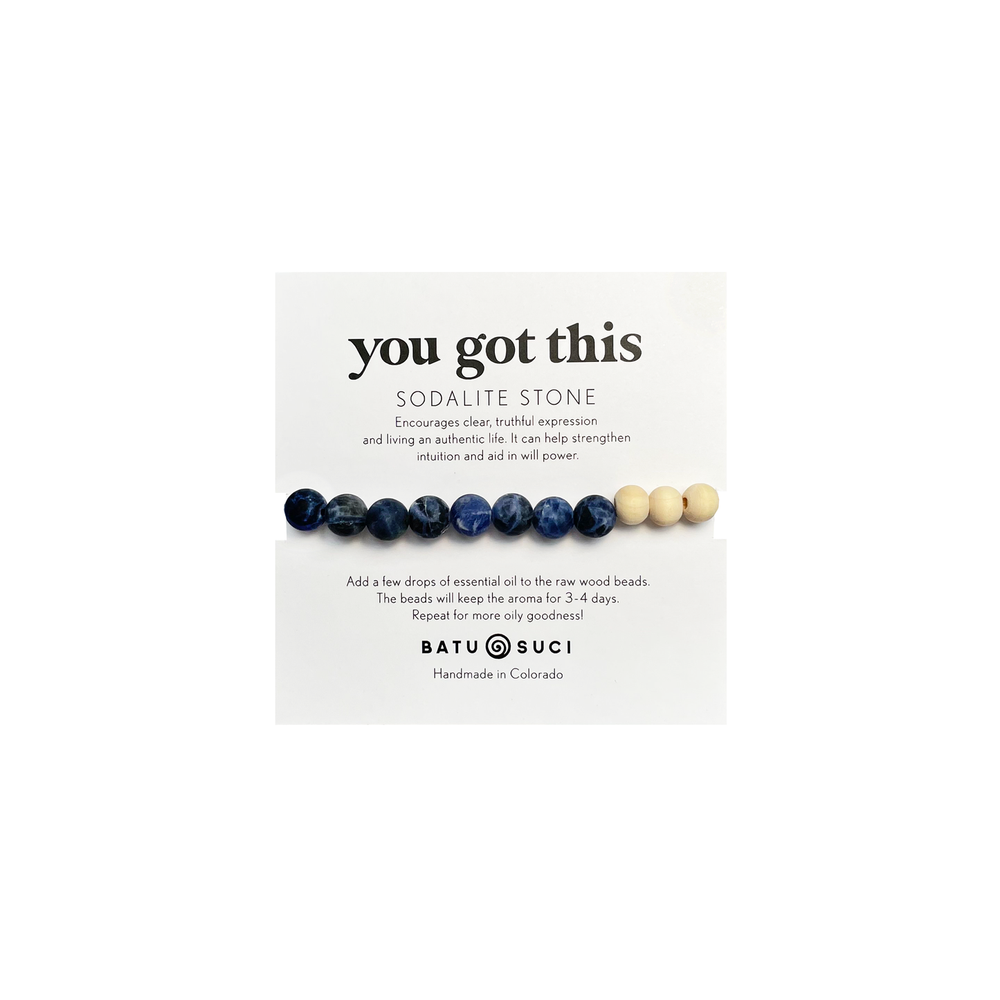 You Got This Diffuser Bracelet